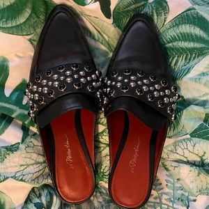 3.1 Phillip Lim Leather Studded Loafers 37.5